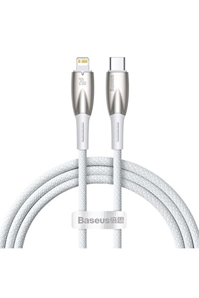 Baseus Glimmer Series Beyaz Cadh000002 1Mt 20W Type-C To Lightning Şarj Kablo...
