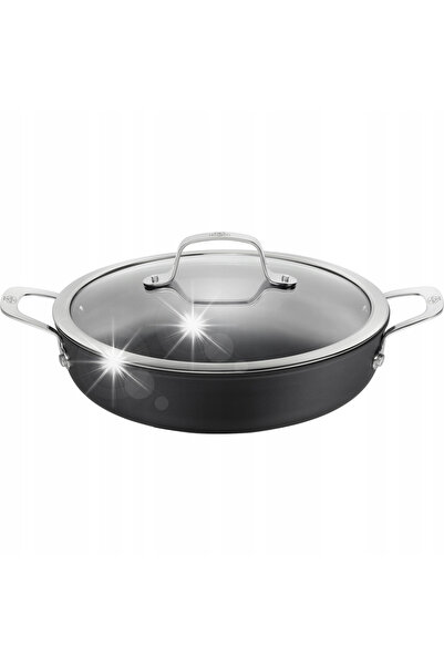 BALLARİNİ Tigaie adâncă Alba 28 cm Oală plată Titan Inducție
