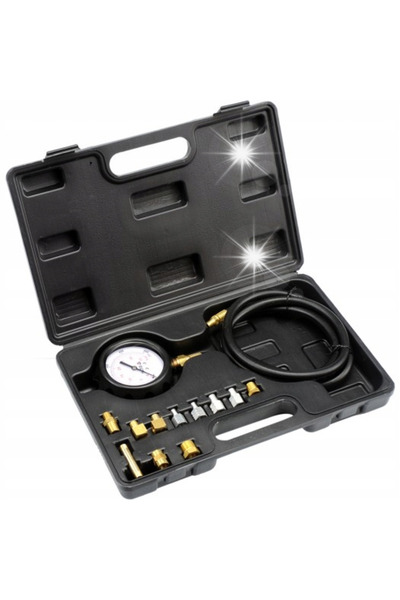 yato Tester de presiune ulei, manometru 12 EL. 0-500 psi 0-35 BAR