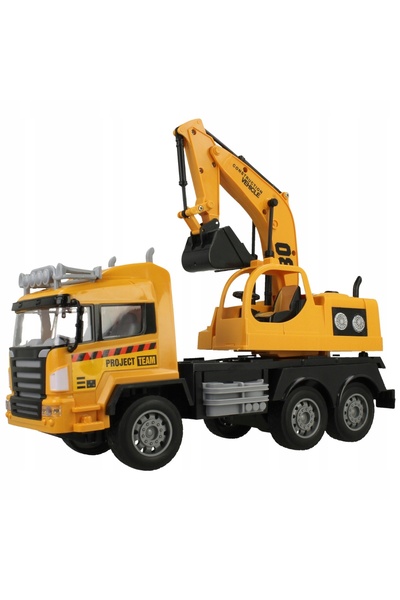 Stator Camion Excavator Telecomandat Mașină cu Telecomandă LED Cadou pentru C...