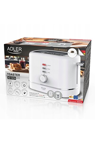adler Toster electric, 7 niveluri de prăjire, dezghețare |   AD3224