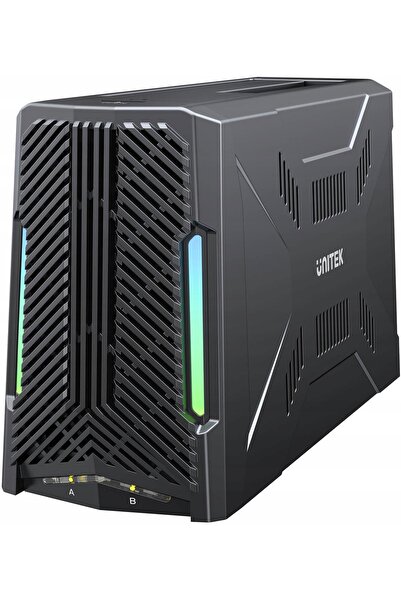 NO BRAND Docking station Unitek, 1x disc M.2 NVMe, 1x disc SATA, USB-C 10 Gbps