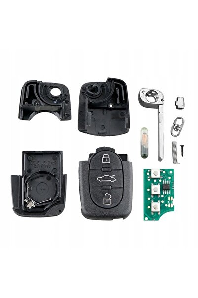 NO BRAND Cheie cu telecomandă electronică pentru Audi A2A3A4 A6 RS6 A8 TT VW ...