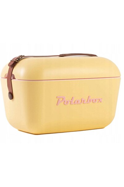 Polarbox FRIGIDER TURISTIC 12L EXCLUSIVE GALBEN STILAT RETRO 2024