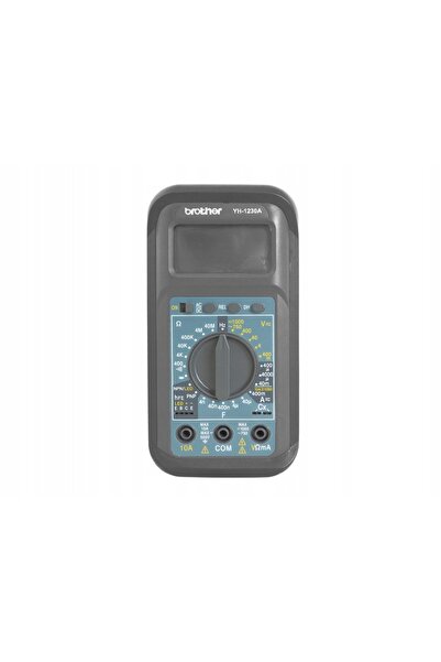 Brother Multimetru digital profesional LCD pentru curent și tensiune YH-1230A