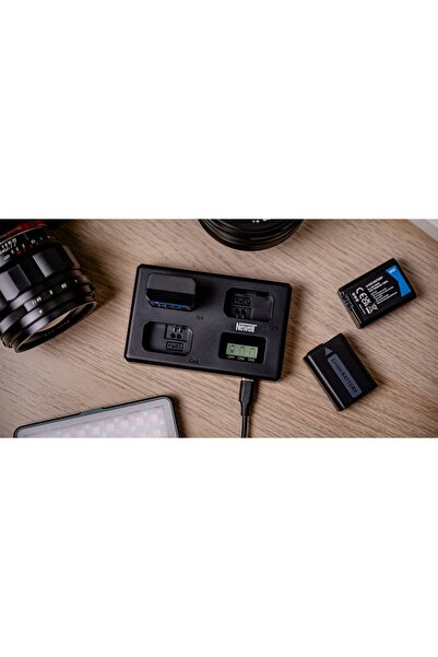 Newell Încărcător USB 5V 3X NP-FW50 pentru Sony A7 A7r A7s A7II, cu 3 canale,...