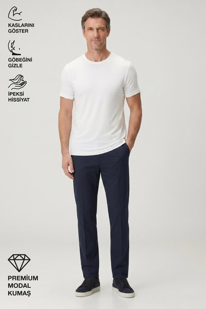simpleQloth Bosphorus |   Premium Modal Qsimple Muscle up Fit T-Shirt