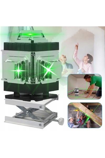 bedee Nivelă laser profesională cu 16 linii și accesorii