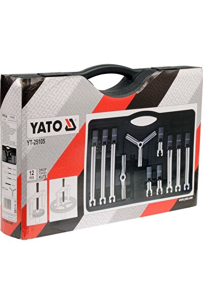 yato Extractor de rulmenți 2 în 1, 100-250 mm, oțel cromat, 12 piese