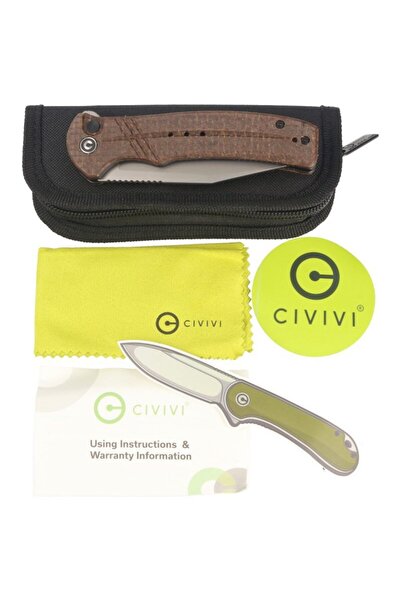 Civivi Cuțit pliabil Cogent Brown Micarta (C20038D-6)