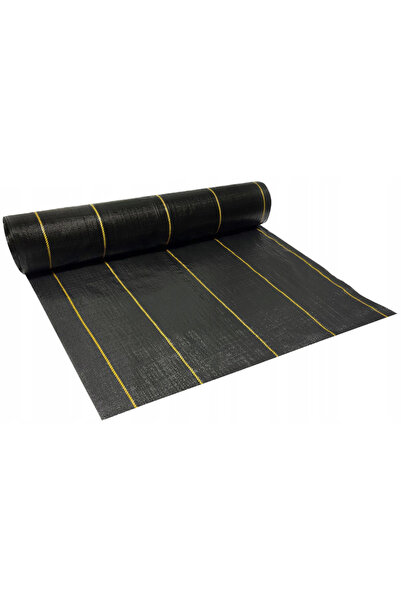 NO BRAND AGROTKANINA 90g 1,1x50m Fibră textilă agricolă Negru Galben Rezisten...