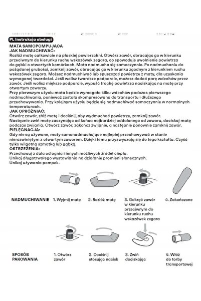 Meteor Saltea autogonflabilă groasă Karimata cu pernă pentru cort 200x66 cm