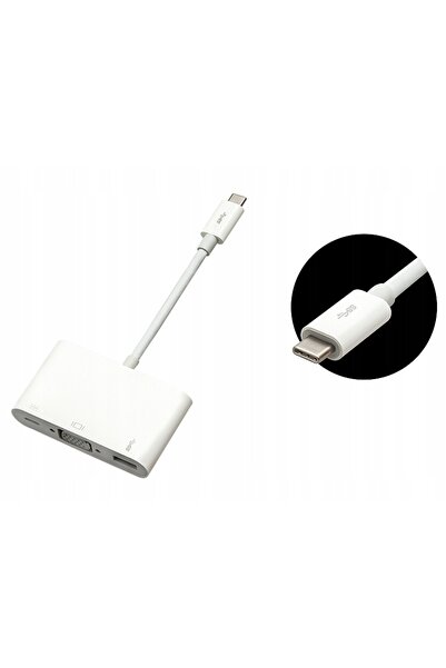 Prolech Adaptor multiport BLOW WTYK USB-C 3.1 VGA USB