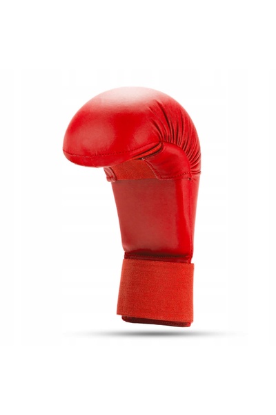 DBX BUSHIDO Mănuși de karate WKF pentru sparring, roșii, profesionale, mărimea S