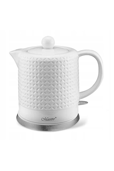 Maestro Fierbător electric ceramic 1,5l 1200W Alb