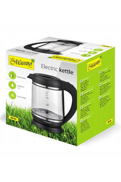 Maestro Fierbător electric MR 060 din sticlă 2200W