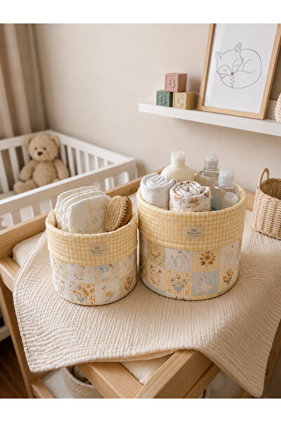 Generic Brand Nünüco Atelier 2-Piece Multi-Purpose Baby Room Organizer Basket...