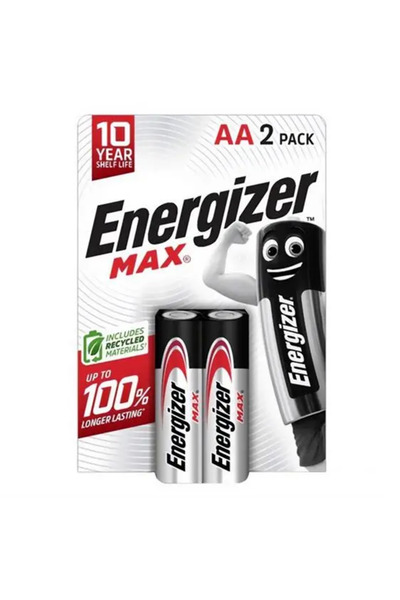 OEM Top Bottom Set of 2 AA batteries ENERGIZER MAX ALKALINE POWER UPN-184538