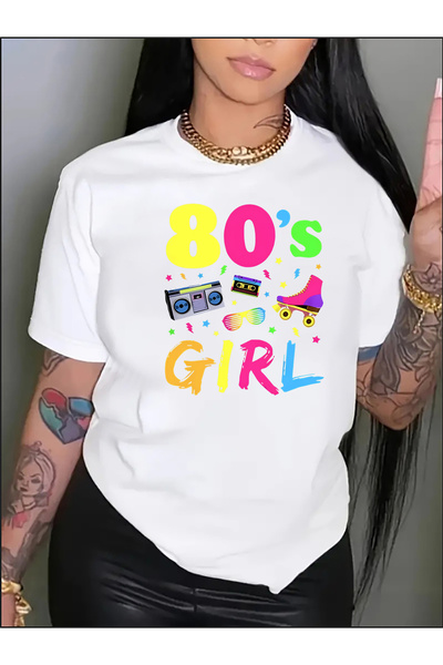 01THEONE Fun Women's Casual Sporty Versatile T-Shirt Top