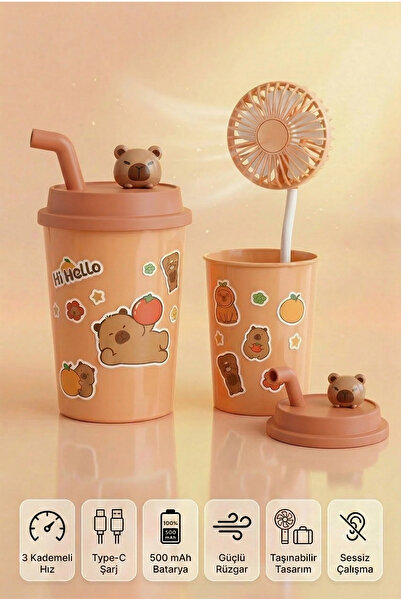 Epilons Cup Model Mini Teddy Bear Fan