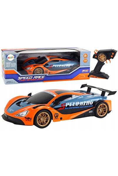 LeanToys Mașini sportive mari, telecomandate, 1:10, portocalii