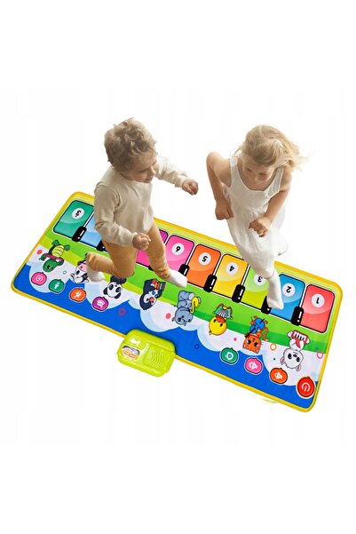 MalPlay Covoraș muzical interactiv cu pian, joc de înregistrare a sunetului p...