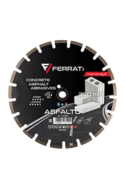 FERRATI Disc diamantat de tăiere 1A1RSS C1S 350mm 25,4-F4mm ASFALTO