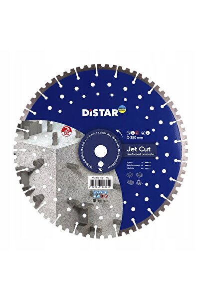 Distar Disc diamantat de tăiere 1A1RSS 350mm x 25,4-F4mm JETCUT