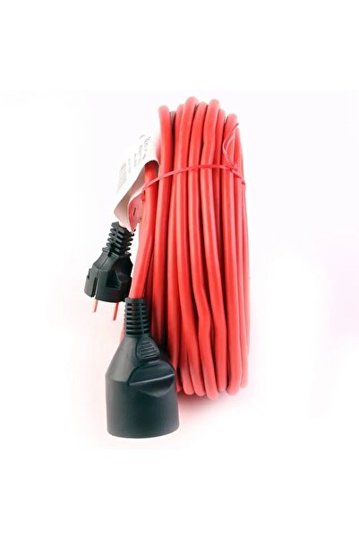 Brennenstuhl Cablu prelungitor cu împământare 10m PVC roșu