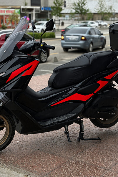 Banxtre Kuba Newcity Scooter için Renkli Orijinal Sticker Seti (Sağ ve Sol Ol...
