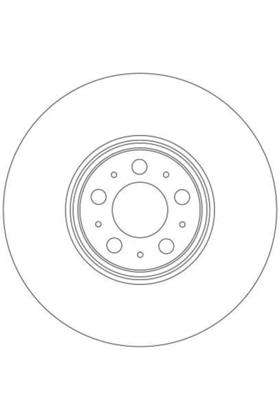 TRWELD Disc de frână TRW AUTOMOTIVE DF4340S