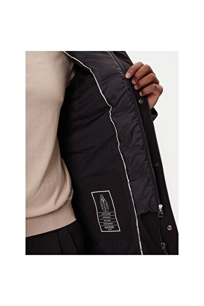 Guess Geacă de puf pentru bărbați M5BL2HW2742 Negru