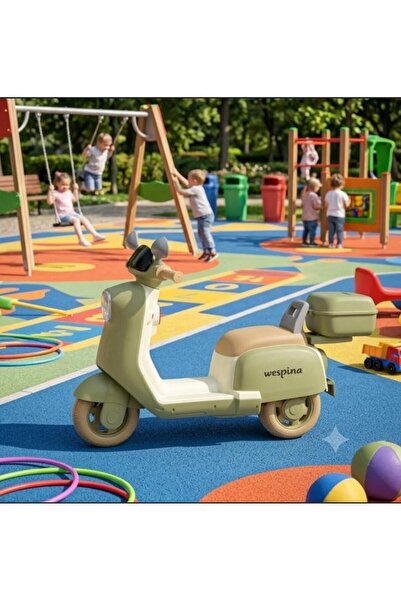 Tommybaby Akülü 3 tekerlekli Çocuk Motoru 6 v Uzaktan Kumandalı 50kilo Taşıma...