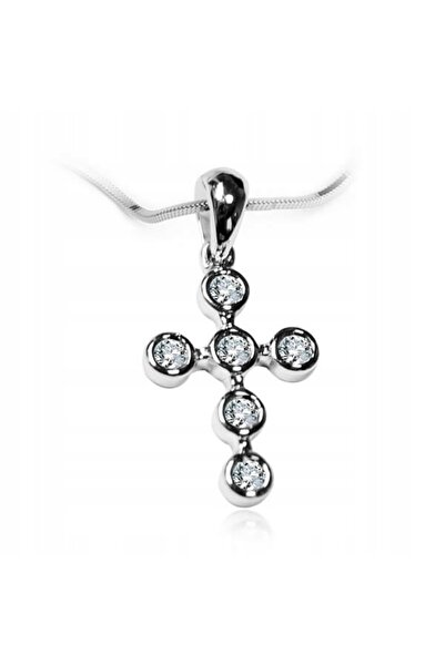 Verona Crucifix cu diamante - WBD1668 STAVIORI Aur 18K