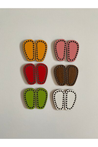 Atolye StandArt Amigurumi Bebek Ayakkabı Tabanı 6 Çift