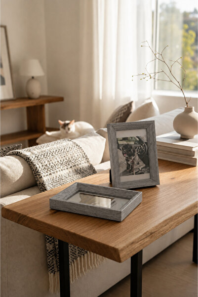 zezedesing Set de 2 rame foto decorative 10x15 – Rame foto moderne pentru bir...