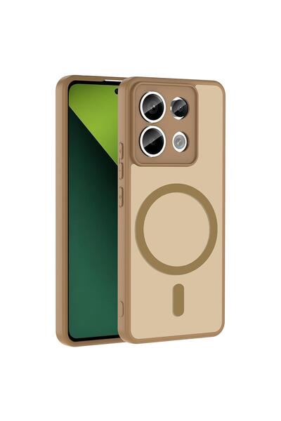 Microsonic Xiaomi Redmi Note 13 Pro 5g Compatible Case Magsmoke Neo Gold
