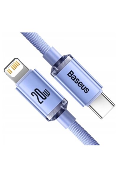 Baseus Cablu USB C - Lightning Crystal Shine 1.2m