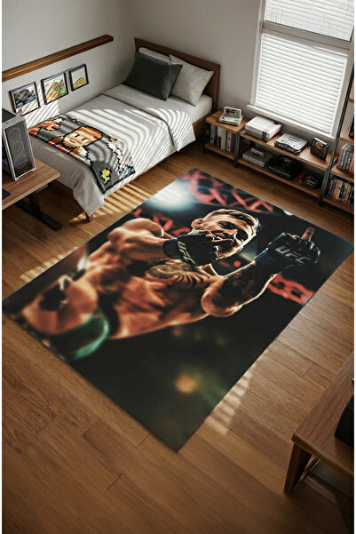 Milura Conor McGregor Dijital Baskılı Kaymaz Taban Oyuncu ve Genç Odası Halısı