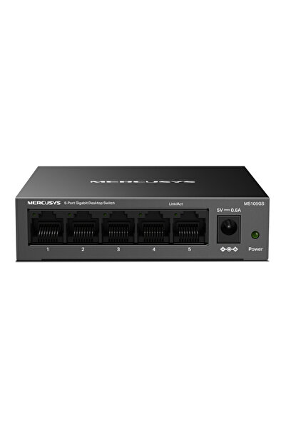 Mercusys Επιτραπέζιος διακόπτης MS105GS, 5 θύρες Gigabit, V2.0