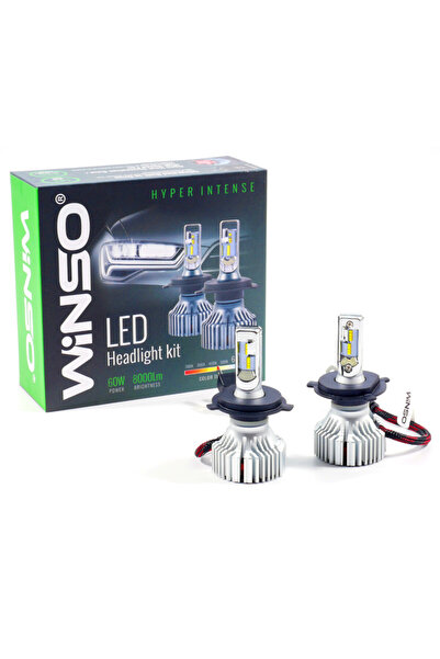 Winso Bec LED H4 12/24V 60W, flux luminos 8000Lm. 6500K