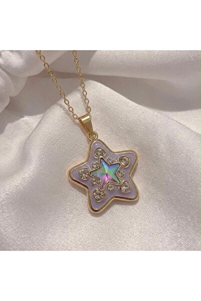 Heda Jewelry Magic Star Locket Kolye - Yıldızlı Açılabilir Kapaklı Anı Kolyesi