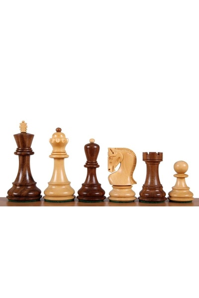 Sunrise Chess & Games Chess pieces Zagreb Acacia/Box 4''