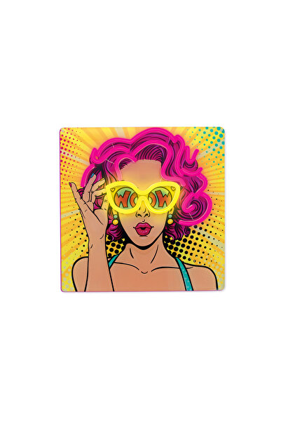 OEM Forever Light Art LED Power Woman yellow-purple - Διακοσμητικό Φωτιστικό ...