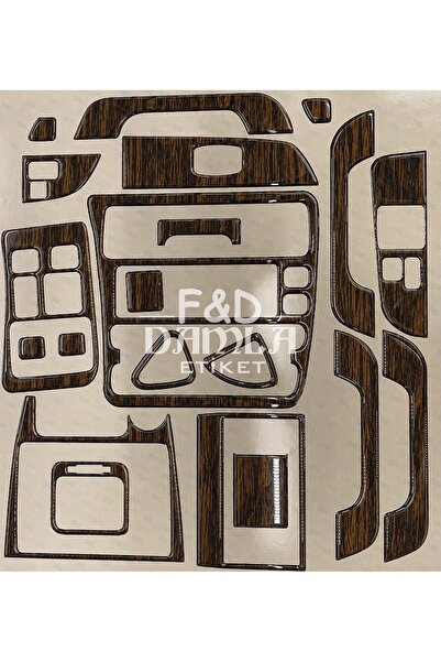 FD Damla Etiket Toyota Corolla 1992-1997 Legendary Case Dashboard Console Tri...