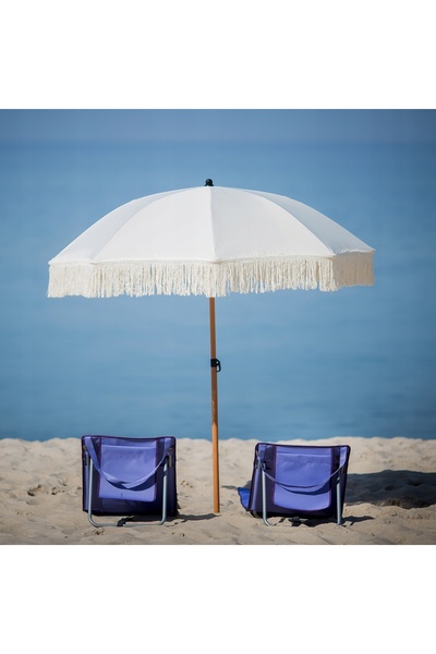NO BRAND Umbrelă de grădină PATIO 47567 Alb-bej