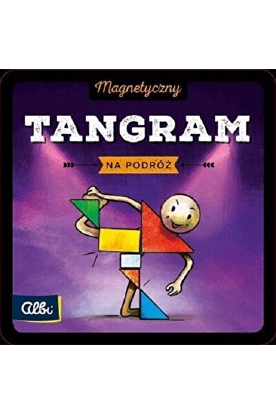 NO BRAND Puzzle ALBI Jocuri magnetice Tangram 33678