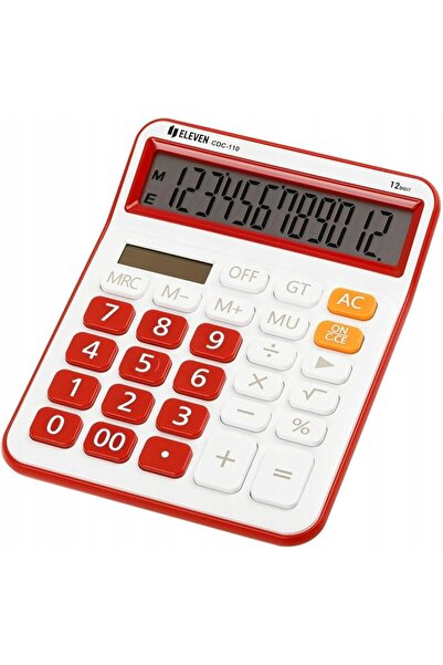 NO BRAND Calculator ELEVEN CDC110WHRD Alimentare cu baterie și energie solară...