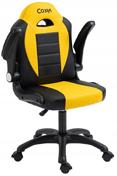 COBRA Scaun de gaming Junior Pro Galben-Negru
