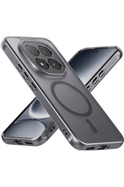 m.tk moveteck Xiaomi Redmi Note 15 Pro Plus Uyumlu Kılıf Mat Magsafe Şarj Öze...